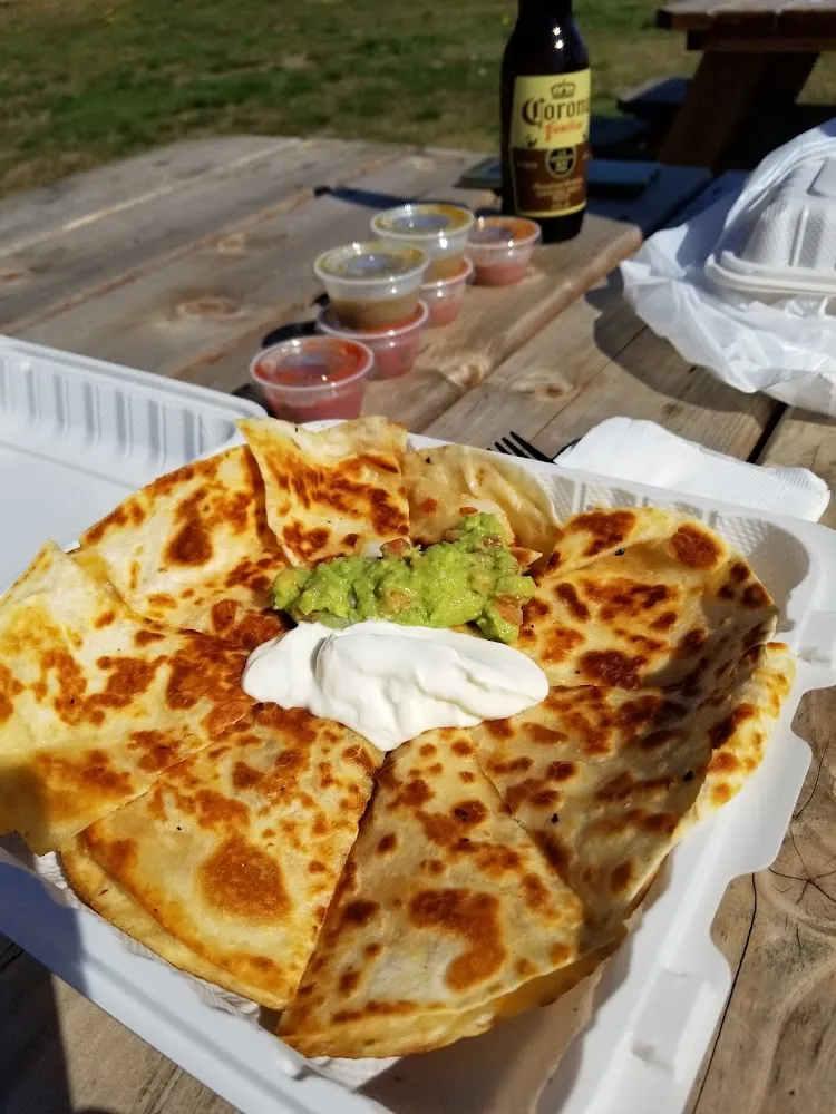Shrimp and Cheese Quesadilla
